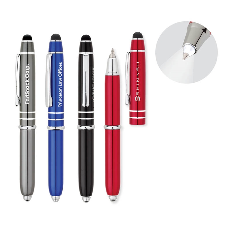 Valumark Jupiter Ballpoint Pen / Stylus / LED Light