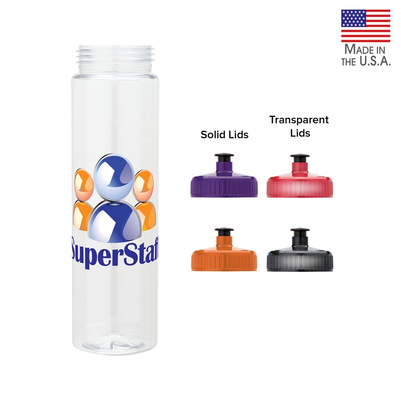 Valumark Laguna 32 Oz. PET Bottle With Pull Spout Lid