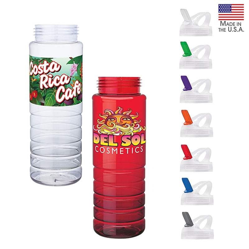 Valumark Malibu 26 Oz. PET Bottle With Flip Spout