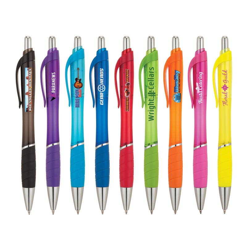 Valumark Wave&reg; - Clear Ballpoint Pen