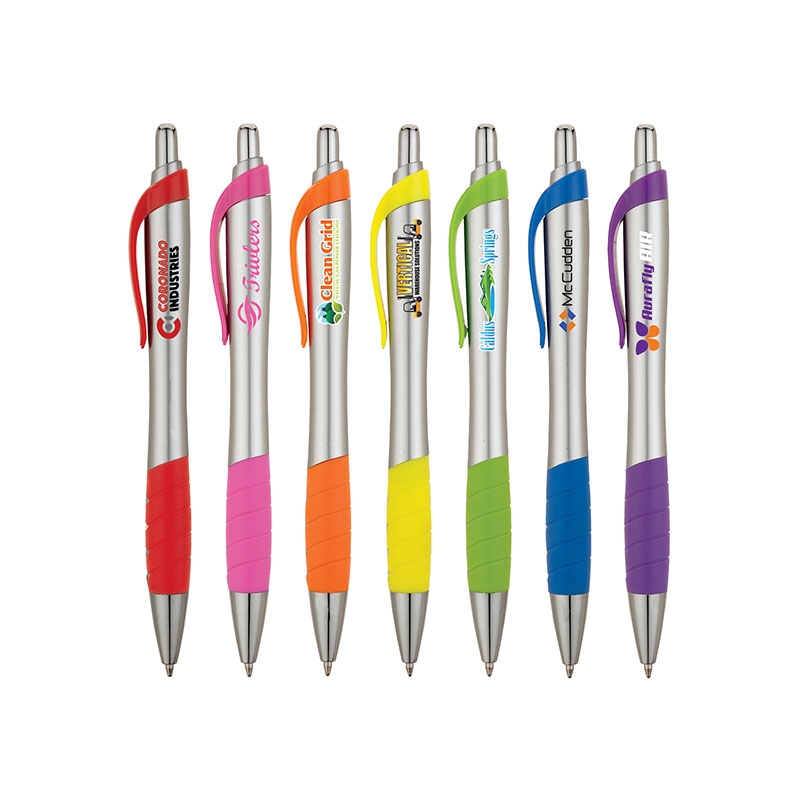 Valumark Wave&reg; - Silver Ballpoint Pen