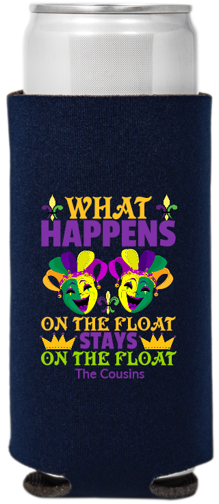 What Happens On The Float Full Color Slim Can Coolers