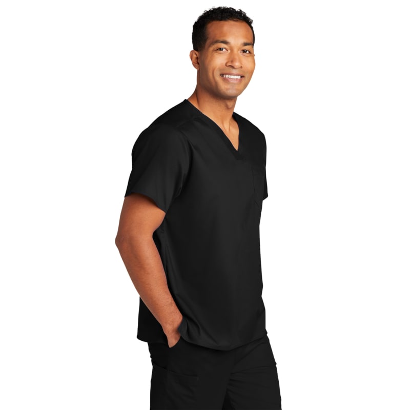 WonderWink Unisex WorkFlex Chest Pocket V-Neck Top