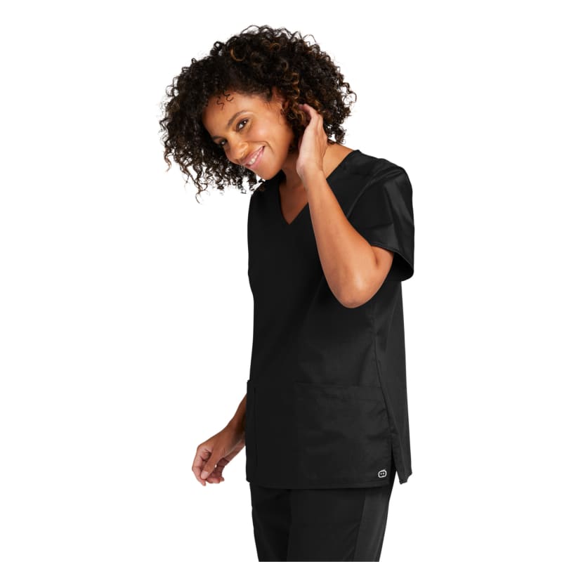 WonderWink Women's WorkFlex Mock Wrap Top