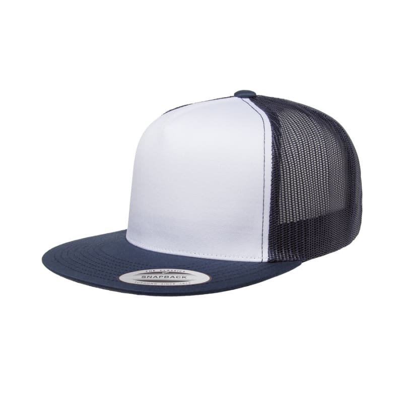 Yupoong Adult Classic Trucker With White Front Panel Cap
