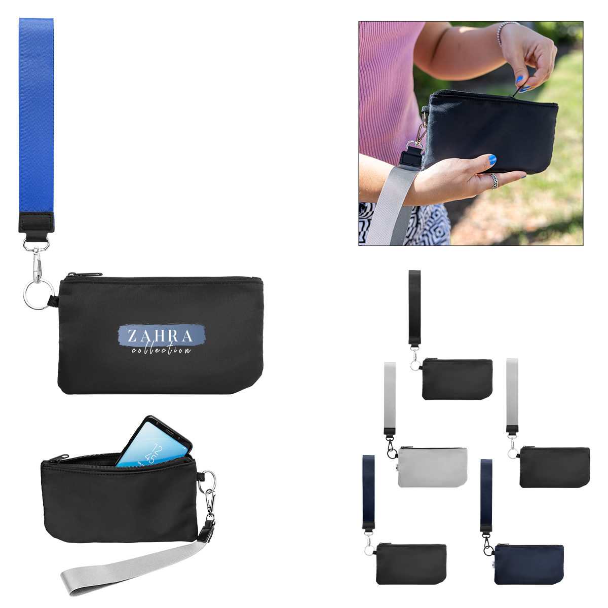 Anywhere RPET Wristlet Pouch