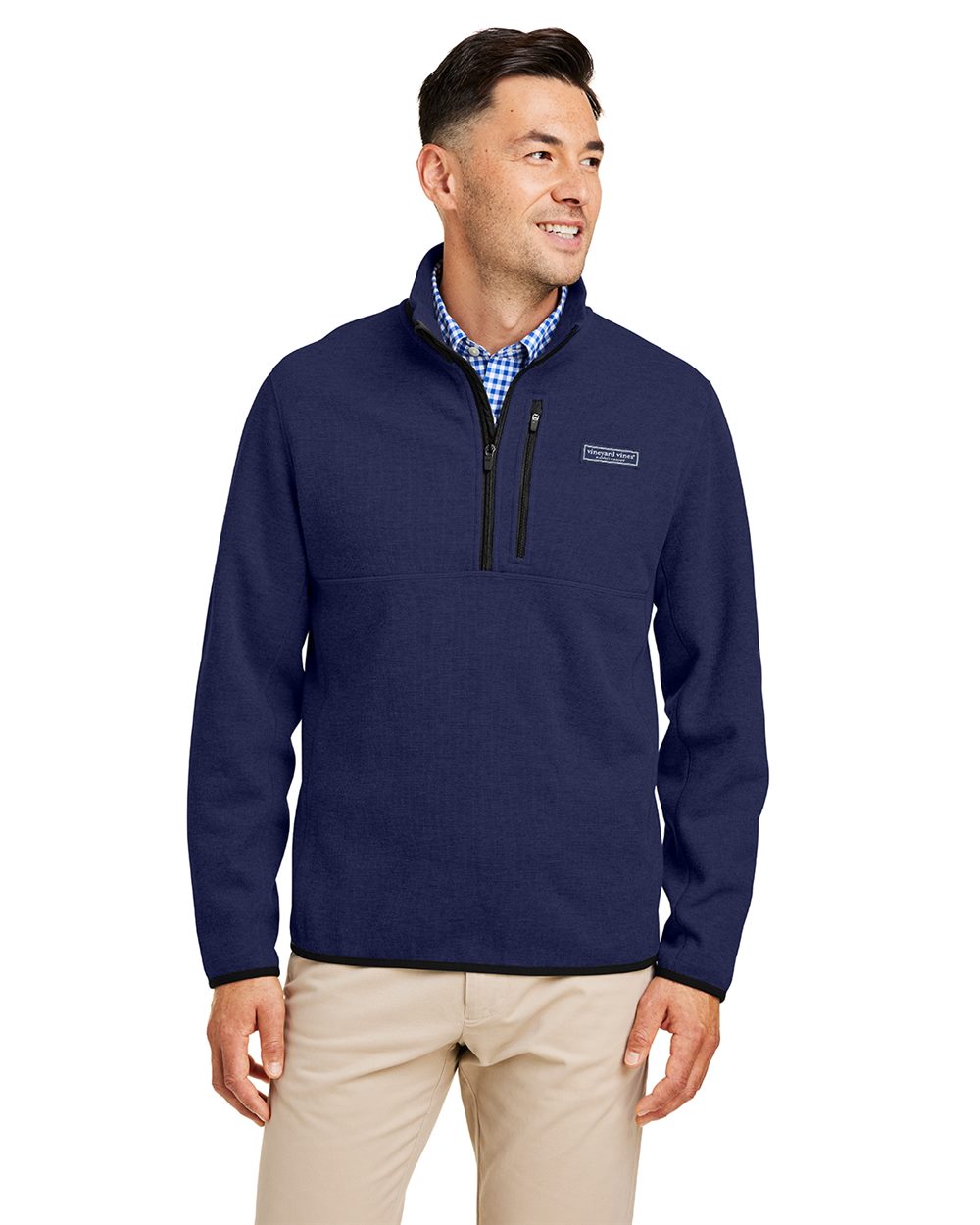 Vineyard Vines Men's Mountain Sweaterfleece Quarter-Zip Pullover - K004694