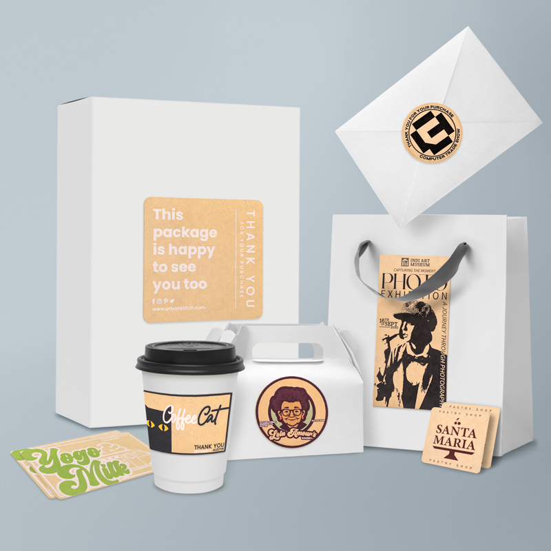 Kraft Paper Stickers