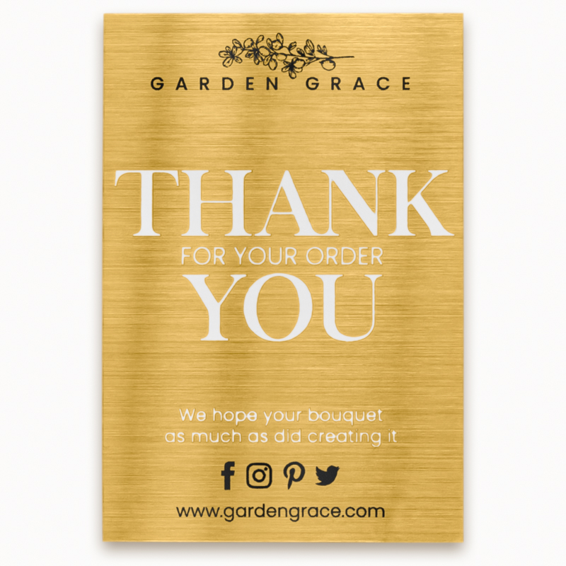 Metallic Gold Stickers