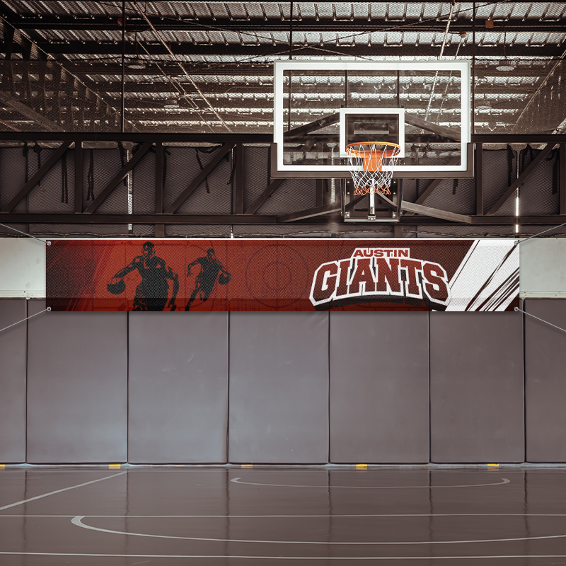 Custom 3' X 20' Mesh Banners