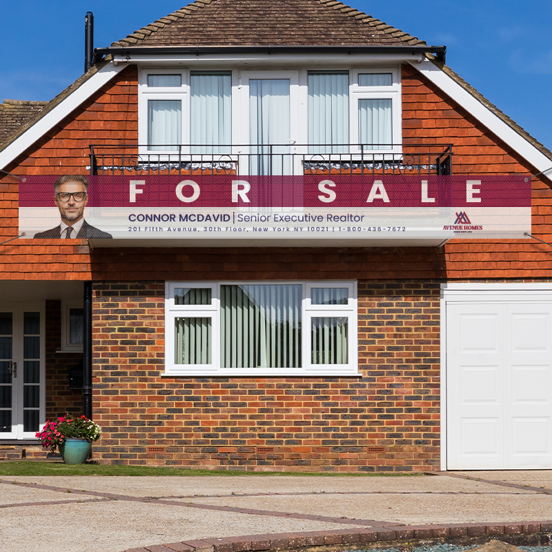 Custom 3' X 25' Mesh Banners