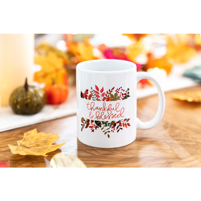 Custom Full Color Printing 11oz White Mugs