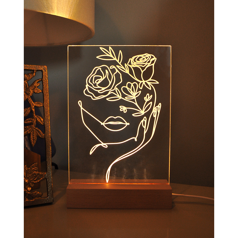 Custom LED Acrylic Light Stands