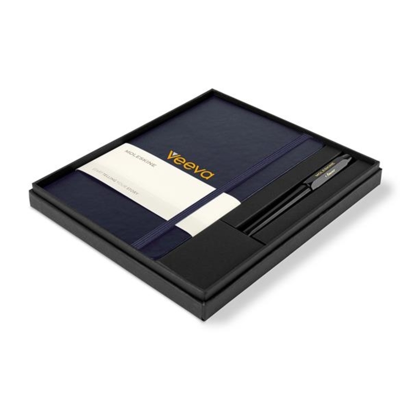 Moleskine® Large Notebook And Kaweco Pen Gift Set
