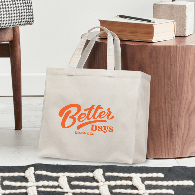 13" X 5" X 13" Cotton Canvas Tote Bags