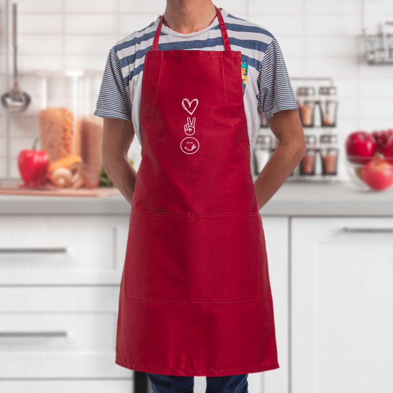 Big Accessories Two-Pocket 30" Apron