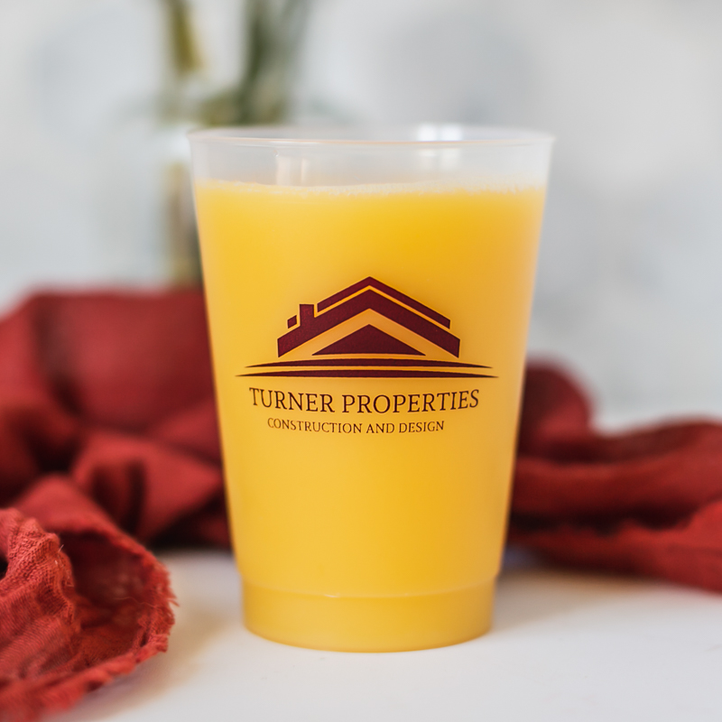 14oz Frosted Stadium Cups - 24HourWristbands.Com