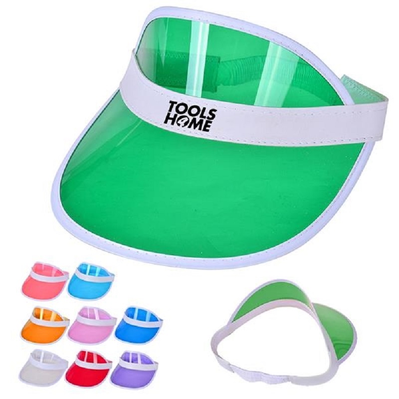 Clear Sun Visor With Uv Protection - 24HourWristbands.Com display picture 3