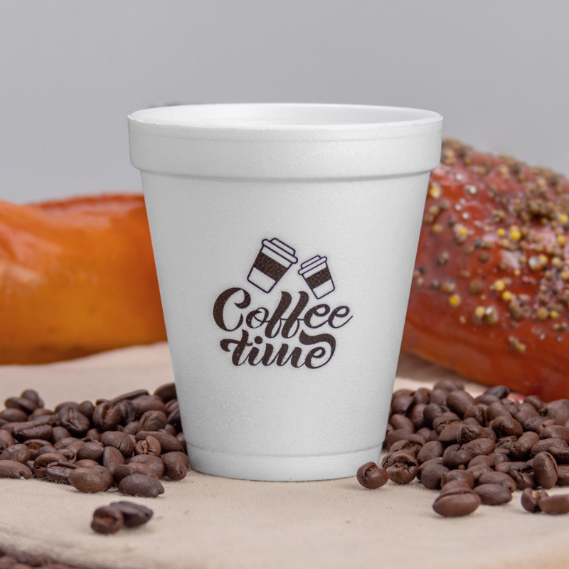 Custom 8 Oz. Foam Cups - 24HourWristbands.Com