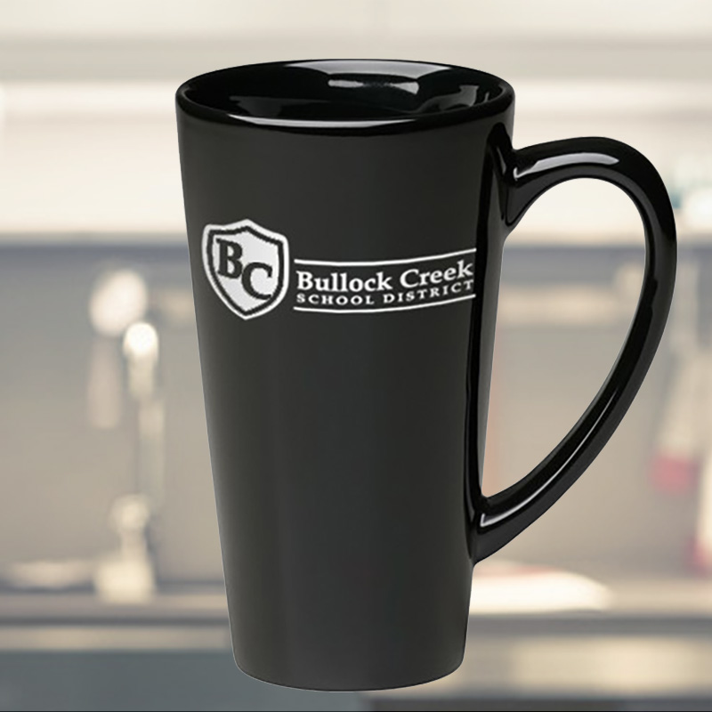 Tall Ceramic Latte Mug - 16 Oz.