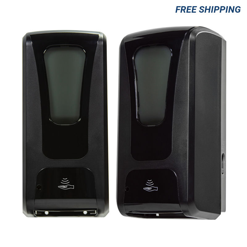 Black Wall Mounted Automatic Hand Sanitizer Dispenser