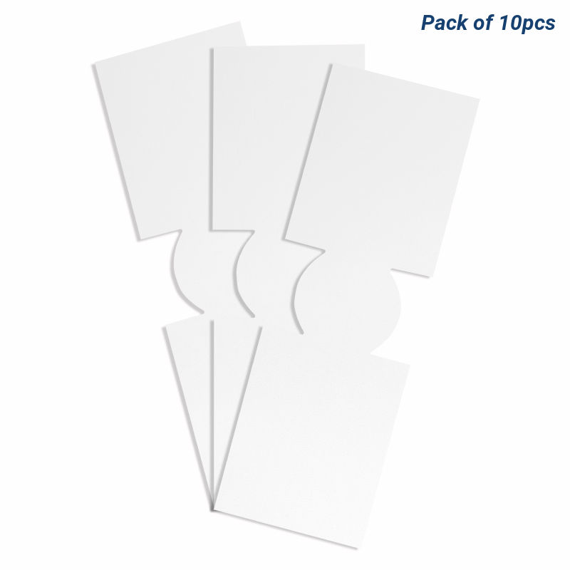 Unsewn White Slim Coolies For Sublimation Printing - Pack Of 10pcs - Dye-sublimation