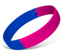 1/2″ Segmented  Swirl Debossed Silicone Wristband