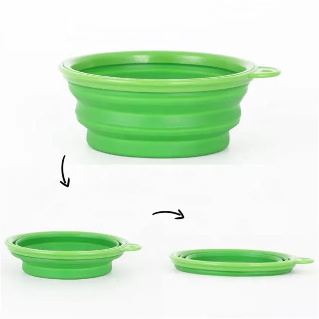Custom Collapsible Silicone Pet Bowls