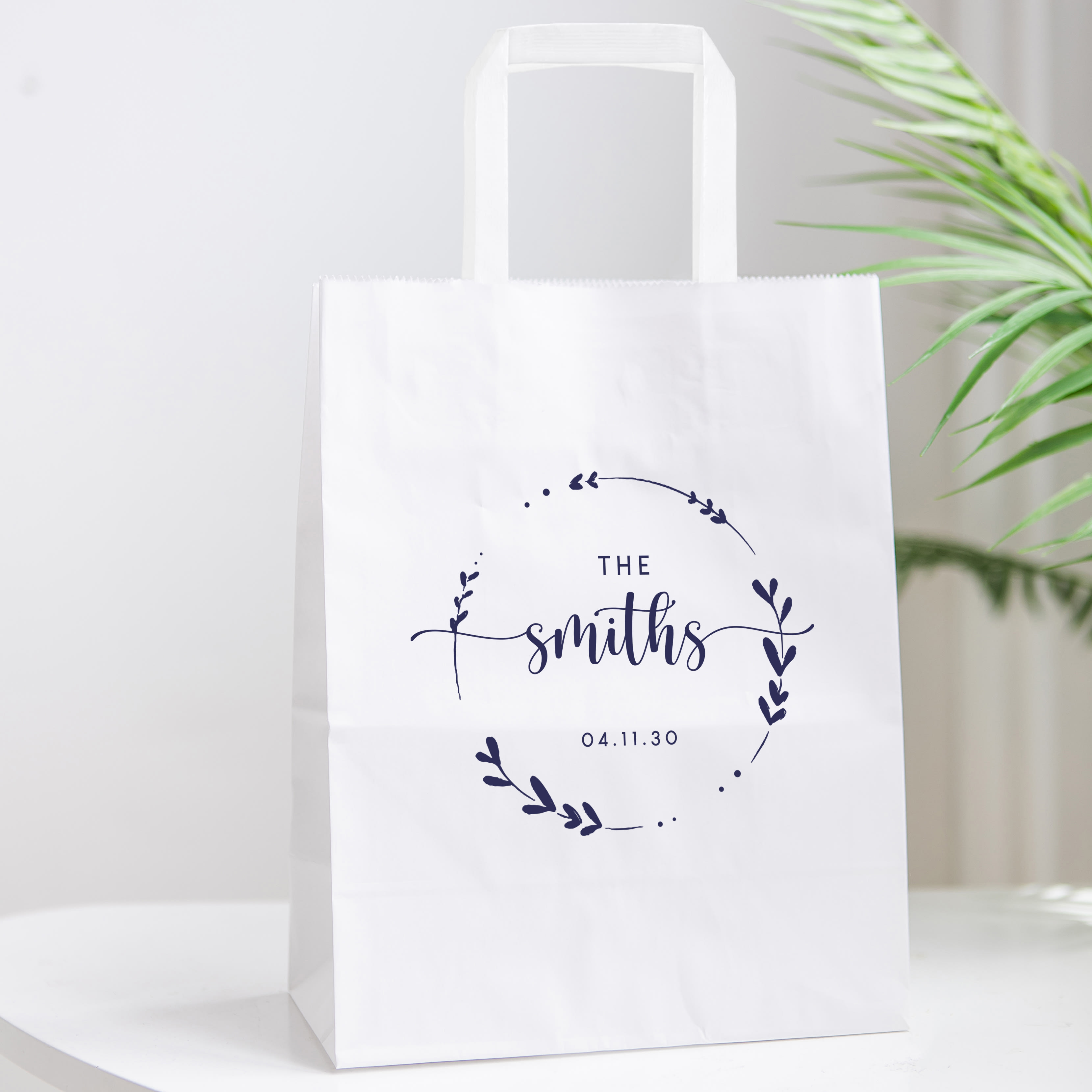 10 X 13 Inch Custom Paper Shopping Bag With Handles