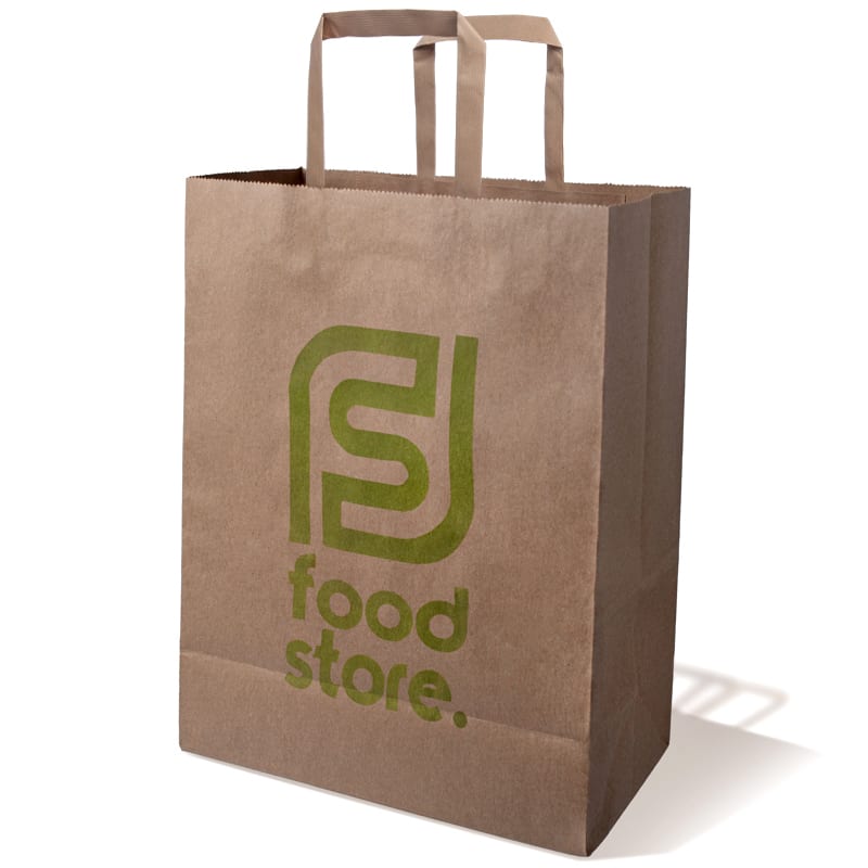 10 X 13 Inch Custom Paper Shopping Bag With Handles