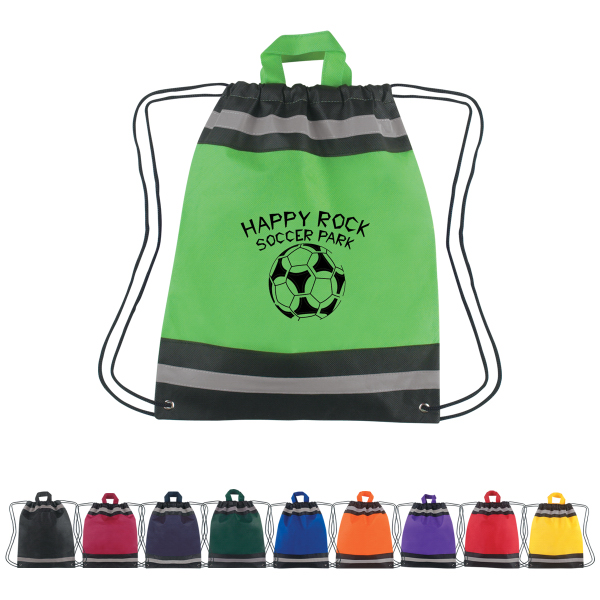 Small Non-Woven Reflective Sports Pack - Backpacks