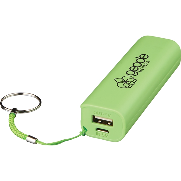 Custom Lime Green Power Bank - Recharger
