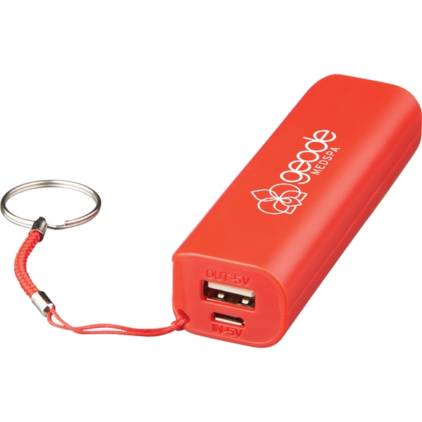 Custom Red Power Bank - Adaptor