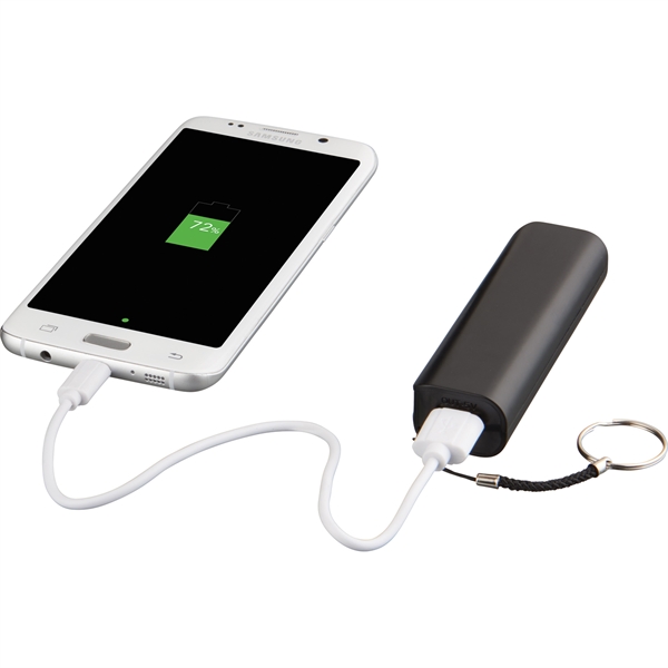 Phone with Power Bank - Black  - Recharger
