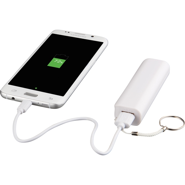 Phone with Power Bank - White - Power Bank
