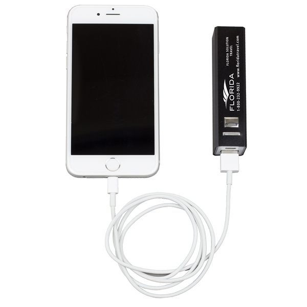 3 Black Power Bank - Printed - Phone Charger
