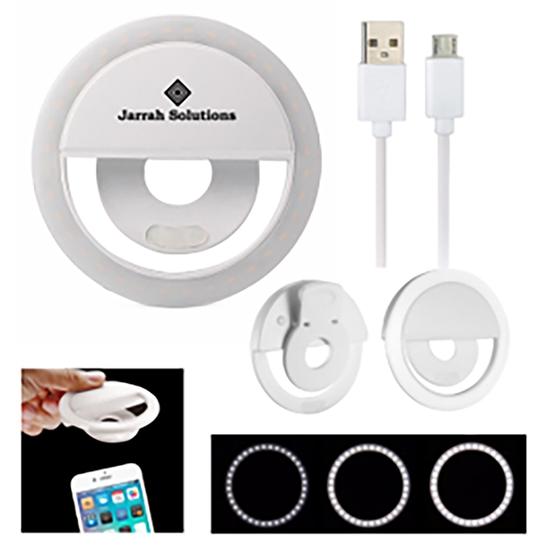 06Custom LED Clip On Selfie Ring Lights - 