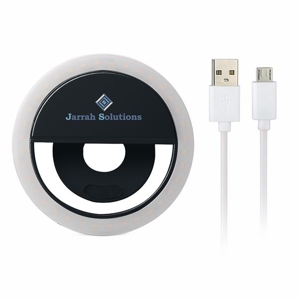02Custom Online Meeting Adjustable Ring Lights - Black - 