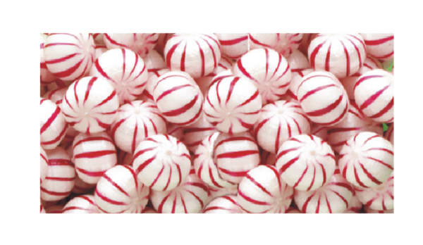 Hard Peppermint Balls - Customized Wrapper - 