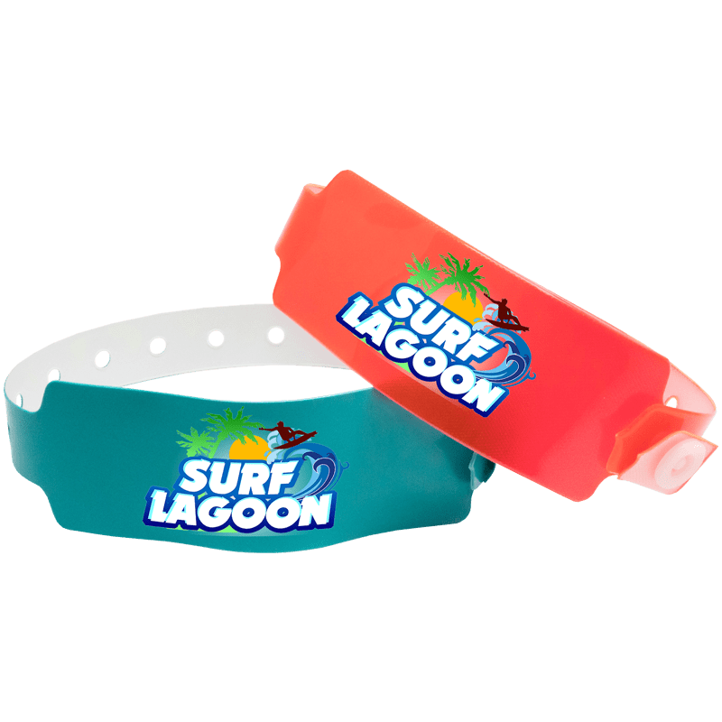 Wide Vinyl Wristbands