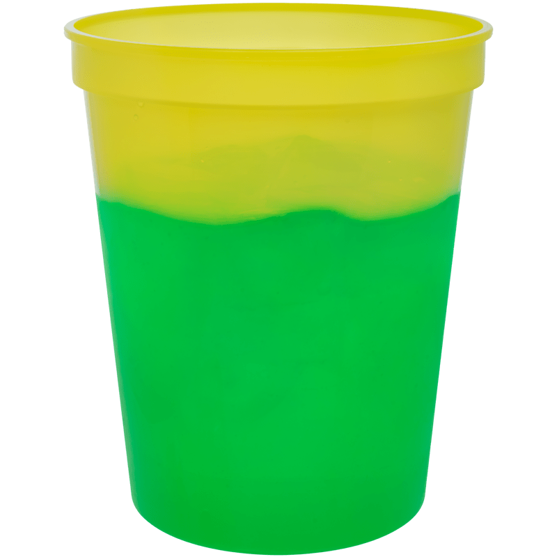 Blank 16oz Color Changing Stadium Cups Custom Event Decor