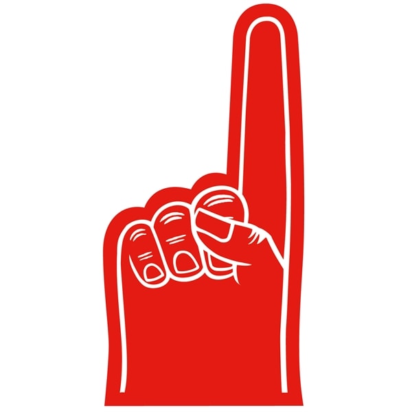 Red - Cheering Accessories-cheering Mitts

