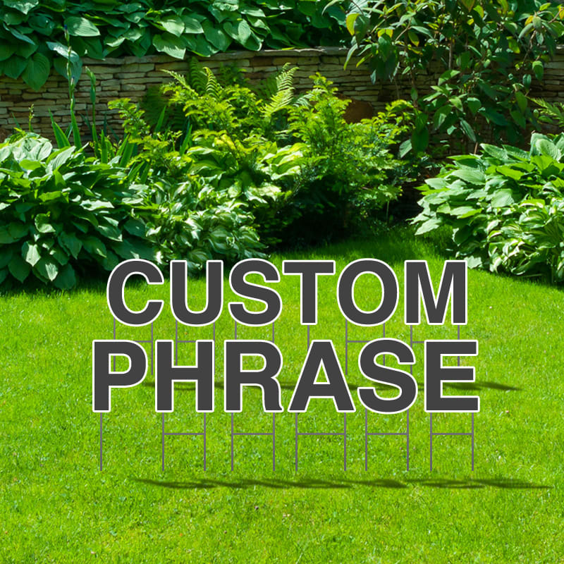 Custom Your Own Yard Letters - 