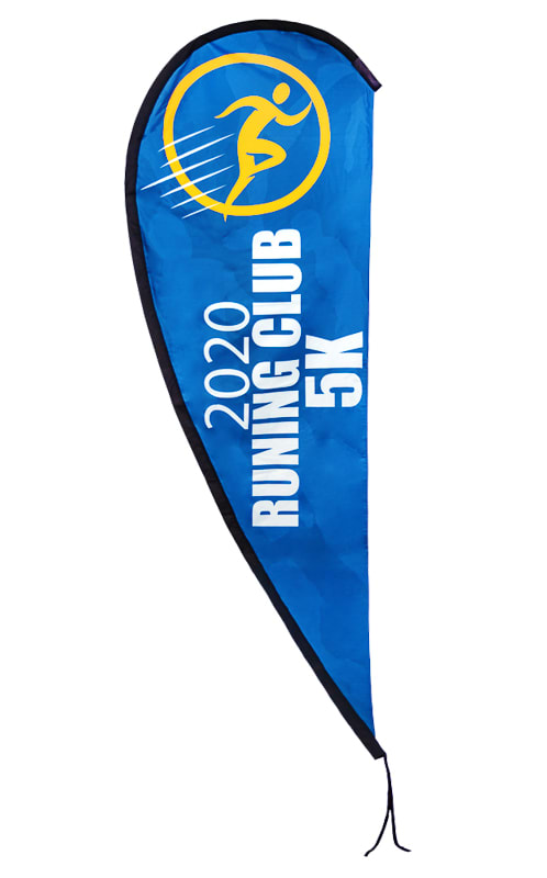 Custom Large Teardrop Flags - Banner
