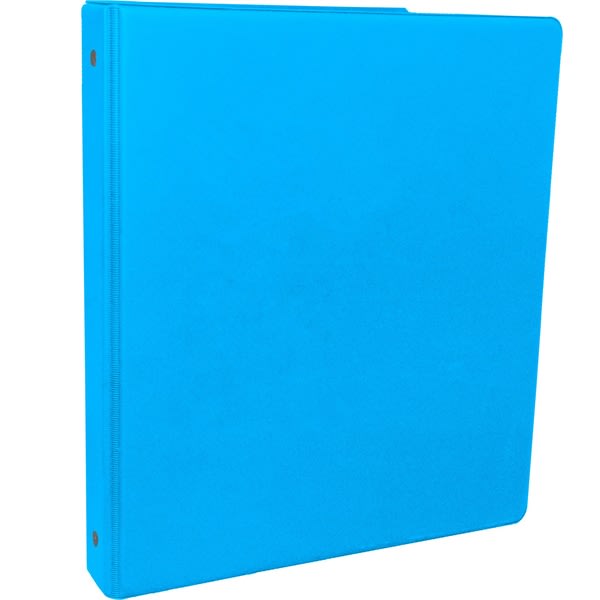 1.5 Inch Round 3-Ring Binder with Pockets_SkyBlue - Pockets