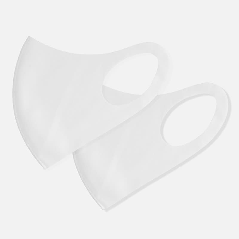 Blank Sublimation Soft Fabric Face Masks Pack Of 10pcs Blank