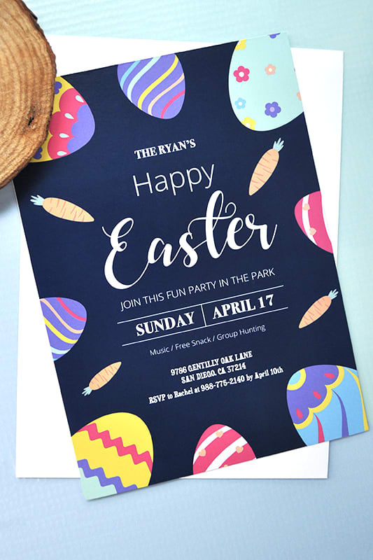 001Custom Full Color Invitation Cards - Imprint Invitation Card