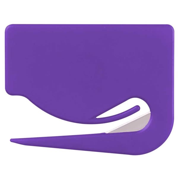 Jumbo Size Rectangular Letter Openers - Purple - Opener