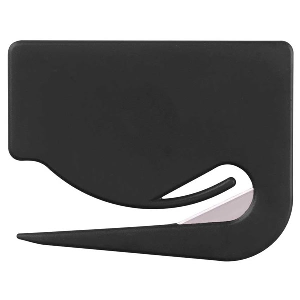 Jumbo Size Rectangular Letter Openers - Black - Envelope
