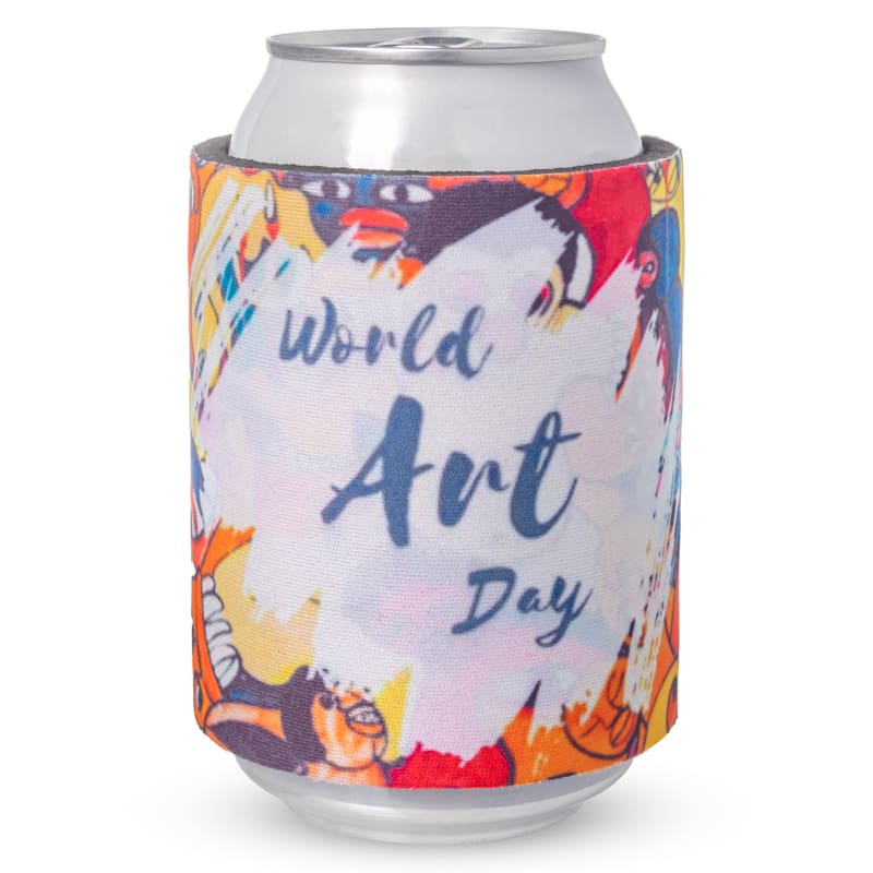 Full Color Slap Wrap Can Sleeves | Drinkware - 24HourWristbands.Com